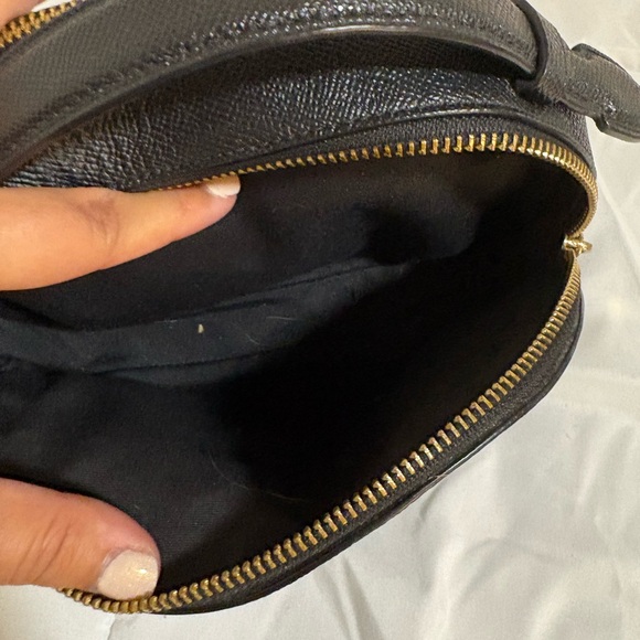 Coach Black Leather Cosmetic Case - Picture 7 of 8